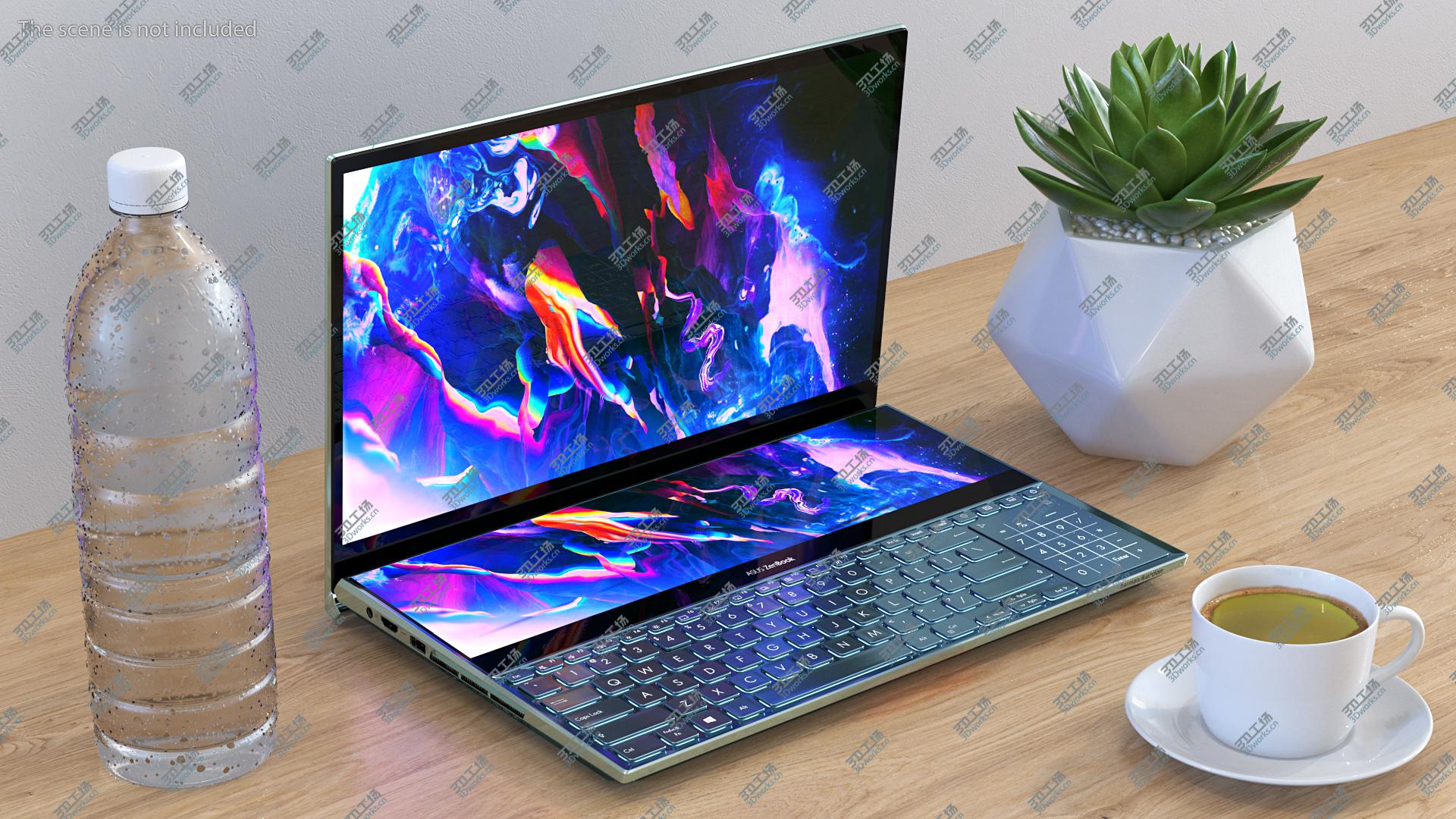 images/goods_img/202105074/3D Asus Zenbook Pro Dual Screen Laptop Rigged/5.jpg
